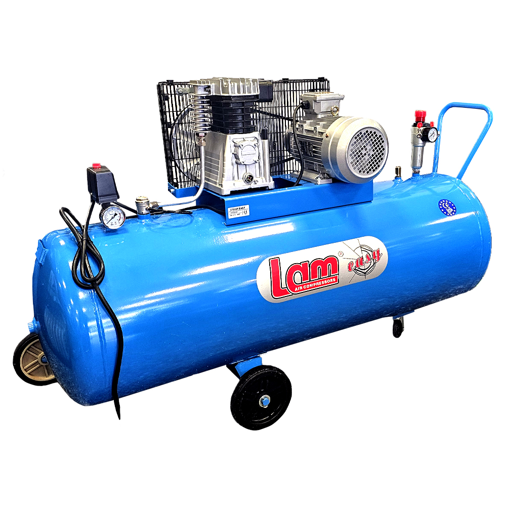 270/4T/EASY | Lam | Τριφασικό Κομπρεσέρ Αέρος με Ισχύ 4hp και Αεροφυλάκιο 270lt